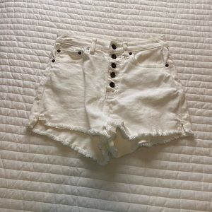 White Jean Shorts!